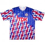 Thailande Maillot De Foot Ajax Exterieur Retro 1990 1991 Bleu Pas Cher