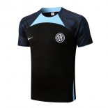 Maillot De Foot Entrenamien Inter Milan 2022-2023 Noir Pas Cher