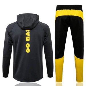 Sweat Shirt Capuche Borussia Dortmund 2022-2023 Gris Pas Cher