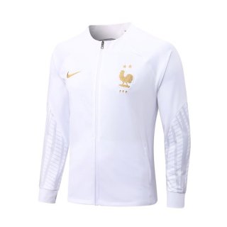 Veste France 2022-2023 Blanc Bleu Pas Cher