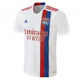 Thailande Maillot De Foot Lyon Domicile 2021-2022 Blanc Pas Cher