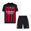 Maillot De Foot AC Milan Domicile Enfant 2022-2023 Pas Cher