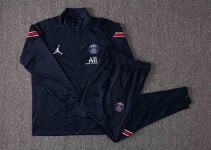 Survetement PSG 2021-2022 Bleu Marine Pas Cher