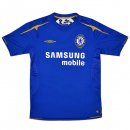 Thailande Maillot De Foot Chelsea Domicile Retro 2005 2006 Bleu Pas Cher