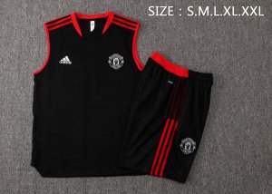 Maillot De Foot Manchester United Sans Manches 2022 Noir 1 Pas Cher