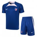 Maillot Entrainement Atletico Madrid Ensemble Complet 2024 Bleu