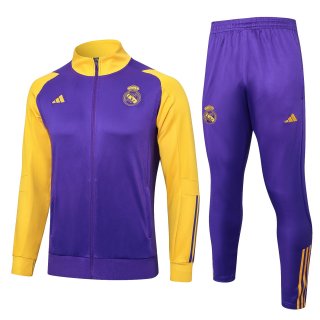 Survetement Real Madrid 2024-2025 Purpura Jaune