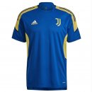 Thailande Maillot De Foot Training Juventus 2021-2022 Bleu Pas Cher