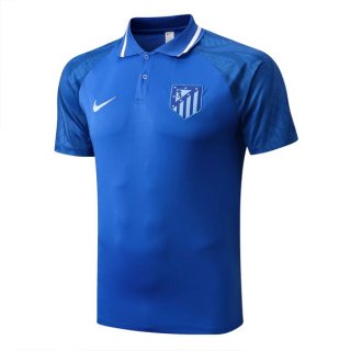 Polo Atletico Madrid 2022-2023 Bleu Pas Cher