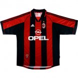 Thailande Maillot De Foot AC Milan Domicile Retro 1998 2000 Rouge Pas Cher