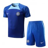 Maillot De Foot Entrainement Chelsea Ensemble Complet 2022-2023 Bleu 2 Pas Cher