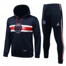 Sweat Shirt Capuche PSG 2022 Bleu Rouge Pas Cher