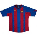 Thailande Maillot De Foot Barcelone Domicile Retro 2004 2005 Bleu Rouge Pas Cher