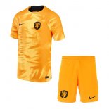 Maillot De Foot Pays-Bas Domicile Enfant 2022-2023 Pas Cher