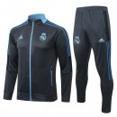 Survetement Real Madrid 2022 Gris Bleu Pas Cher