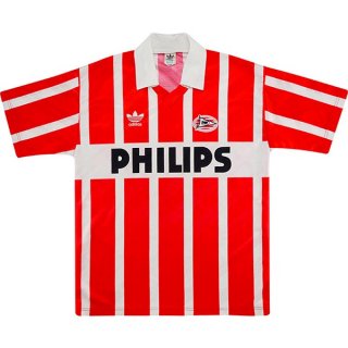 Thailande Maillot De Foot PSV Domicile Retro 1990 1992 Rouge Blanc Pas Cher