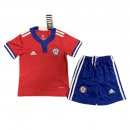 Maillot De Foot Chili Domicile Enfant 2022 Rouge Pas Cher