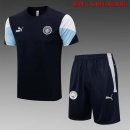 Maillot De Foot Entrainement Manchester City Ensemble Complet 2022 Noir Pas Cher