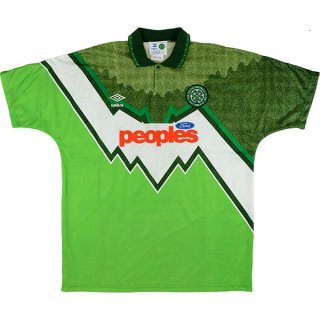 Thailande Maillot De Foot Celtic Domicile Retro 1991 1992 Vert Pas Cher