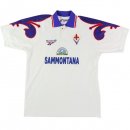 Thailande Maillot De Foot Fiorentina Exterieur Retro 1995 1996 Blanc Pas Cher