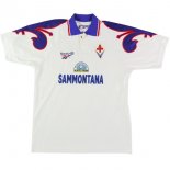 Thailande Maillot De Foot Fiorentina Exterieur Retro 1995 1996 Blanc Pas Cher