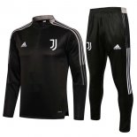 Survetement Training Juventus 2022 Noir Gris Pas Cher