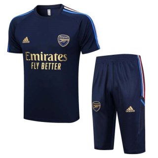 Maillot De Foot Entrainement Arsenal Ensemble Complet 2023-2024 Bleu