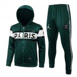 Sweat Shirt Capuche Paris Saint Germain 2022 Vert Pas Cher