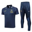 Polo PSG Ensemble Complet 2023-2024 Bleu