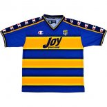 Thailande Maillot De Foot Parma Champion Domicile Retro 2001 2002 Jaune Pas Cher