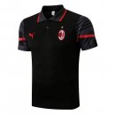 Polo AC Milan 2022-2023 Noir Pas Cher