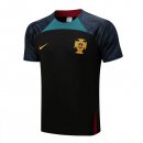 Maillot De Foot Entrainement Portugal 2022-2023 Noir Pas Cher