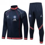 Survetement Paris Saint Germain 2022 Bleu Rouge Pas Cher