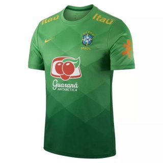 Maillot De Foot Entrainement Brésil 2021 Vert Pas Cher