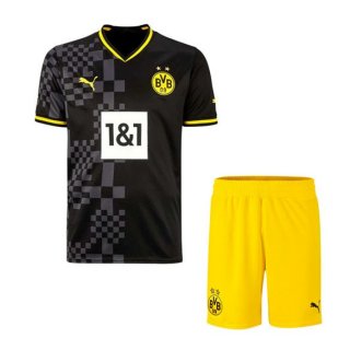 Maillot De Foot Borussia Dortmund Exterieur Enfant 2022-2023 Pas Cher