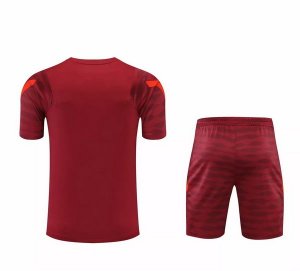 Maillot De Foot Entrainement Liverpool Ensemble Complet 2021-2022 Rouge Pas Cher