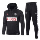 Sweat Shirt Capuche Paris Saint Germain 2022 Noir Blanc Pas Cher