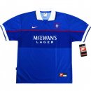 Thailande Maillot De Foot Rangers Domicile Retro 1997 1999 Bleu Pas Cher