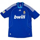 Thailande Maillot De Foot Real Madrid Exterieur Retro 2008 2009 Bleu Pas Cher