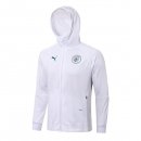 Veste Con Capucha Manchester City 2022-2023 Blanc Pas Cher