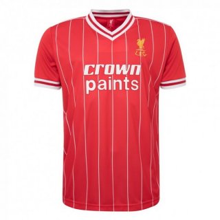 Thailande Maillot De Foot Liverpool Domicile Retro 1982 1983 Rouge Pas Cher