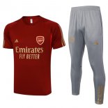 Thailande Maillot Arsenal Ensemble Complet 2024 Rouge