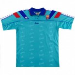 Thailande Maillot De Foot Barcelone Exterieur Retro 1992 1995 Bleu Pas Cher