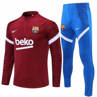 Survetement Barcelone 2021-2022 Rouge Bleu Blanc Pas Cher