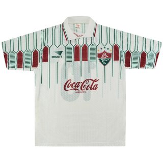 Thailande Maillot De Foot Fluminense Exterieur Retro 1989 Blanc Pas Cher