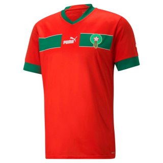 Thailande Maillot De Foot Maroc Domicile 2022 Rouge Pas Cher