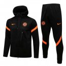 Sweat Shirt Capuche Chelsea 2022 Noir Orange Pas Cher