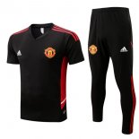 Maillot De Foot Manchester United Ensemble Complet 2022-2023 Noir Pas Cher