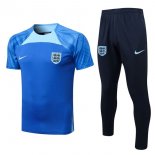 Maillot De Foot Angleterre Ensemble Complet 2022-2023 Bleu Pas Cher