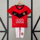 Maillot Manchester United Domicile Retro Enfant 2009 2010